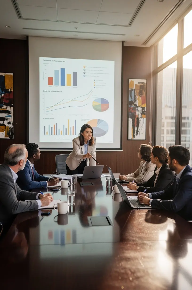 Team collaboration with advanced data visualization tools
